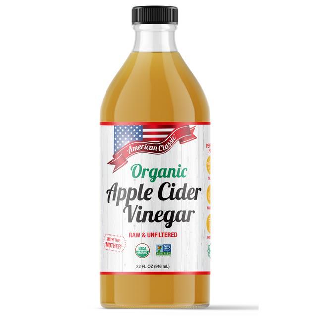 🍓 อเมริกันคลาสสิคออร์แกนิกแอปเปิ้บไซเดอร์เวเนการ์ 946มล. 🍒 American Classic Organic Apple Cider Vine