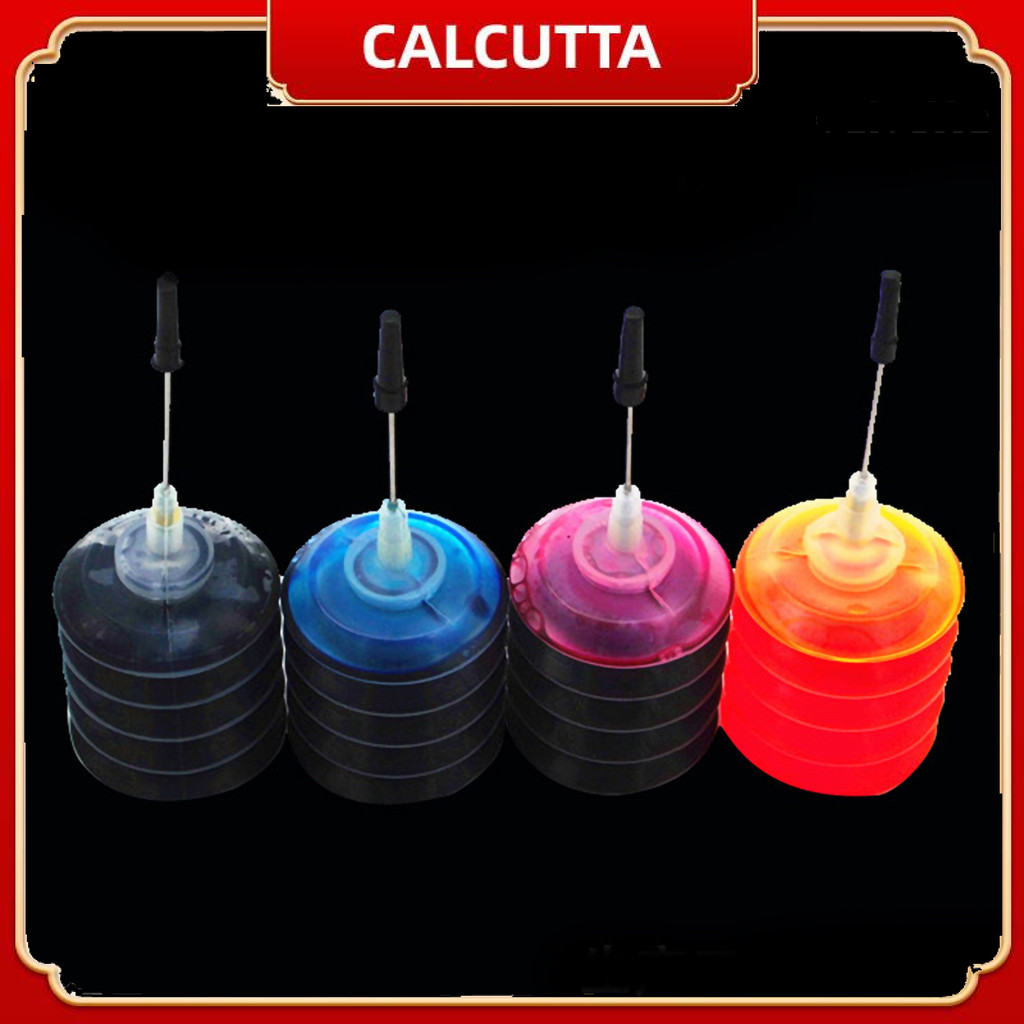 [cal]หมึกเครื่องพิมพ์รีฟิลหมึกย้อมเรียบ 30 มล. ตลับหมึกหลายสีสําหรับเครื่องพิมพ์สําหรับ HP Canon Bro