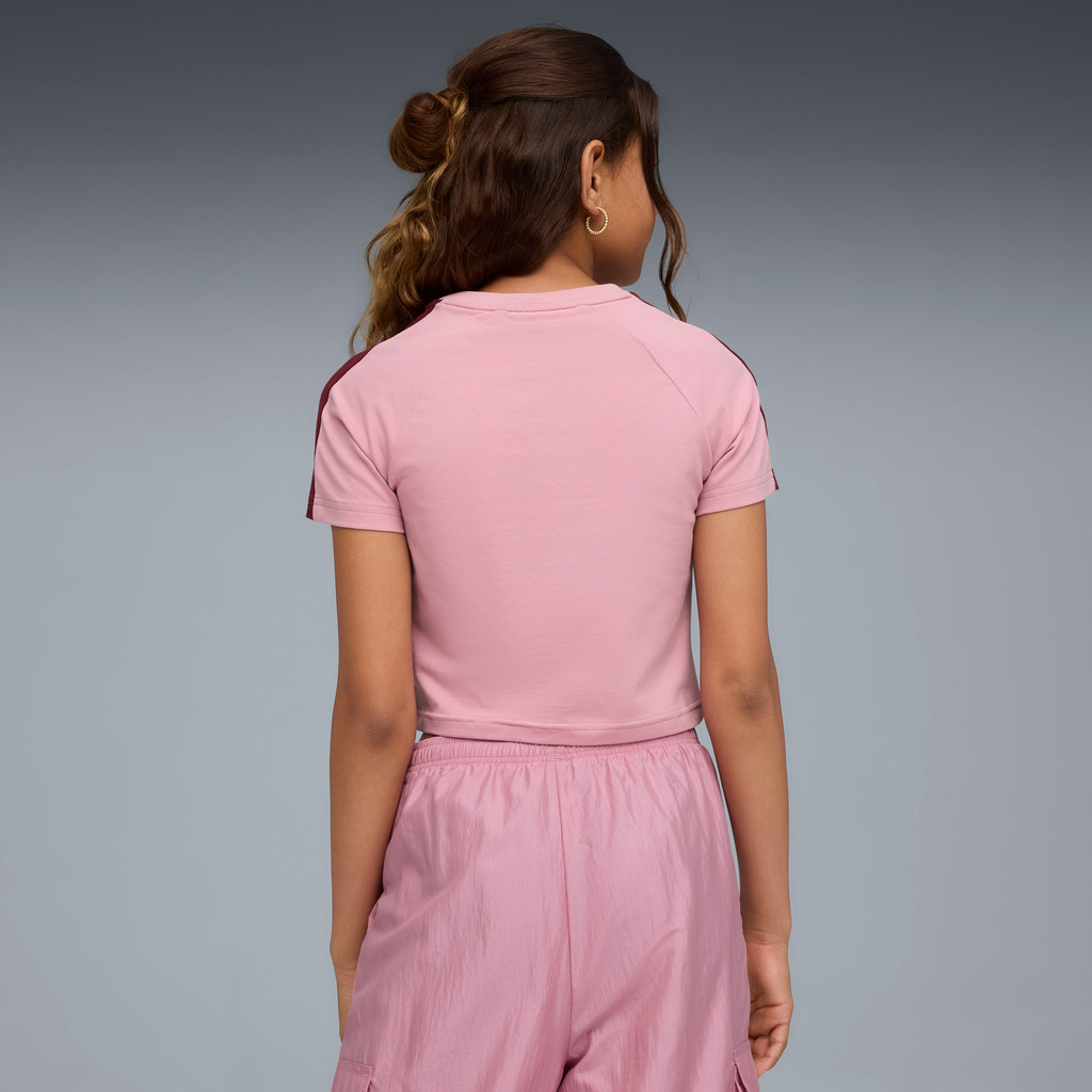 PUMA تيشيرت بنات T7 Baby — وردي — صورة 3