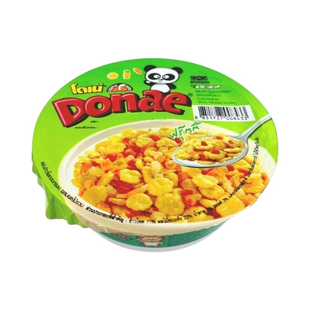 🍨 โดเน่คัพอาหารเช้าผสมผลไม้รวม 30ก. ☕ DONAE COLD CEREAL WITH FRUIT 30G 🍮 อาหารแห้งและเครื่องปรุง 🍰 D