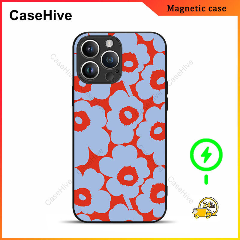 เคสโทรศัพท์ดอกไม้สําหรับ iPhone 17 Pro Max / iPhone 16 Pro Max / 15 Pro Max / 13 / Samsung Galaxy S2