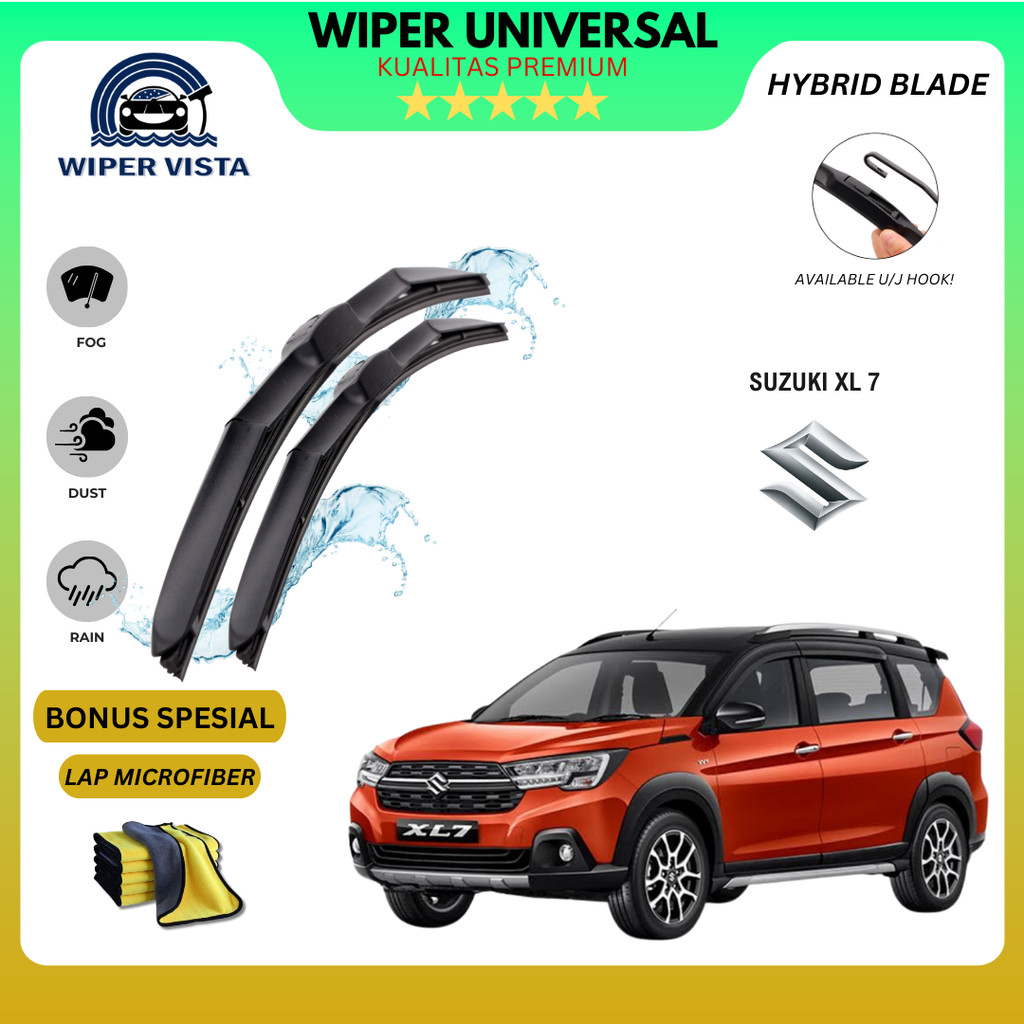 Suzuki XL7 Hybrid ที่ปัดน้ําฝนกระจกรถยนต์ฟรีผ้าไมโครไฟเบอร์