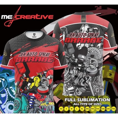 JEK AUTO SPRAY GARAGE เสื้อแข่ง
