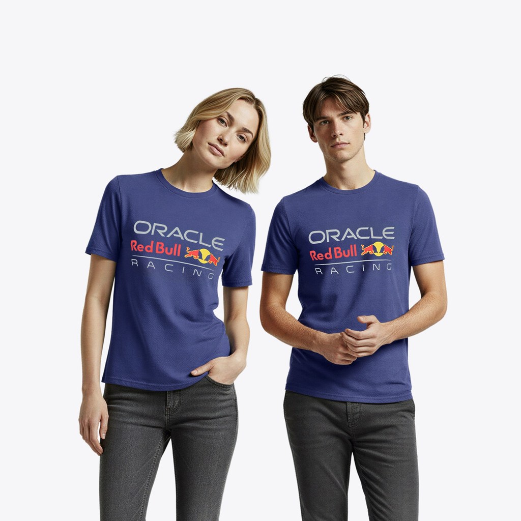 Red Bull Racing Core Logo T-Shirt - Blue - Unisex