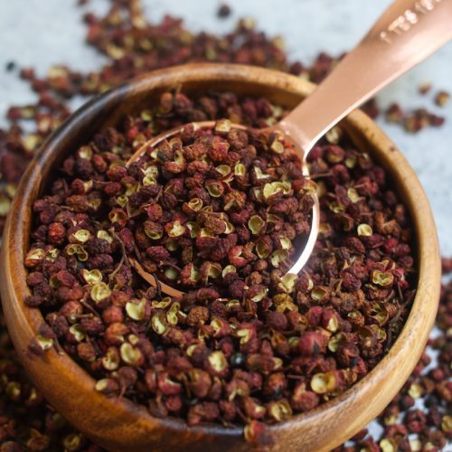 พริกหอม ชวงเจีย ฮวาเจียว พริกเสฉวน พริกหมาล่า Sichuan Pepper ชนิดแบบแห้ง แบบชิ้น 50 กรัม