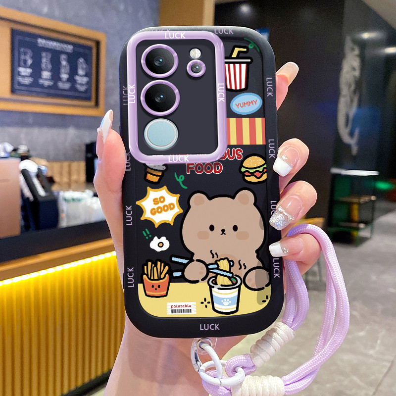 เคส VIVO V29 5G V29E 5G V29 Pro 5G น่ารักพร้อมเชือกเส้นเล็ก