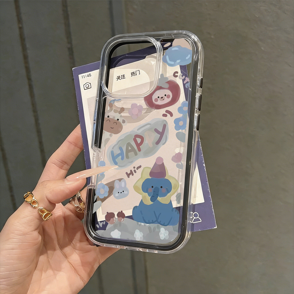 ง่ายป้องกันกล้องกรณีหรูหรา Hp Oppo A6t A6t A6t Reno 15F A6X A6 Pro 14F A3X 14 10 12 11 Pro Plus A3S 