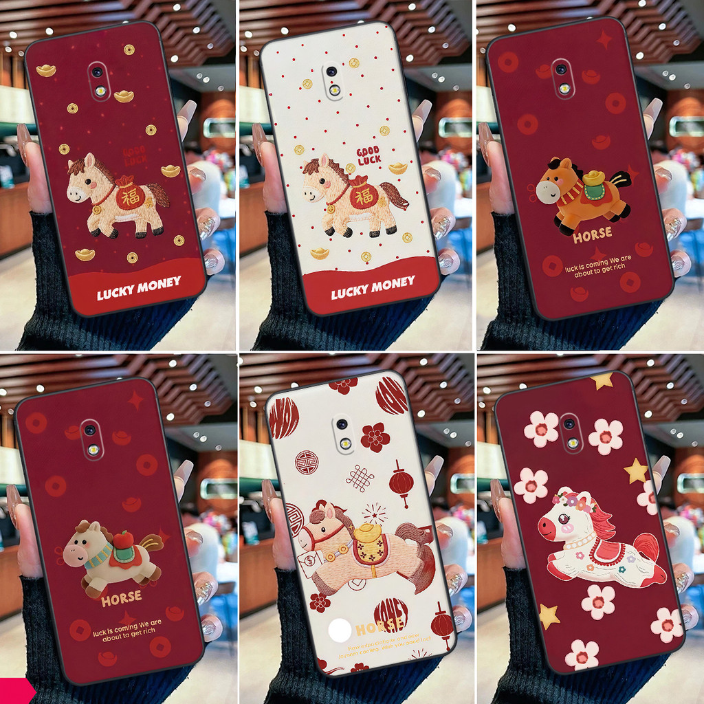 Samsung J3 Pro / J5 Pro / J7 Pro / J7 Plus เคส Lucky Horse เพื่อโชคลาภ