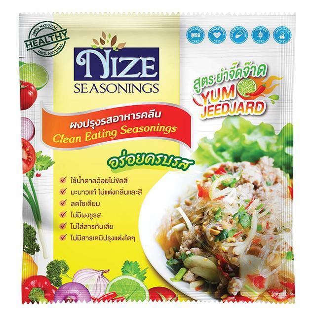 🌼 ไนซผงปรุงรสอาหารคลีนสูตรยำจี๊ดจ๊าด 35กรัม 🌻 Nize Clean Eating Seasonings Yum Jeed Jard 35g. 🌸 8857