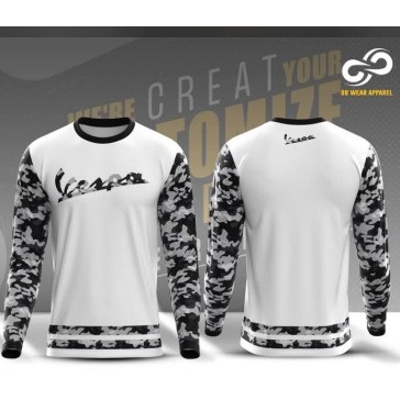 เสื้อ Vespa Italia TShirt เสื้อไมโครไฟเบอร์