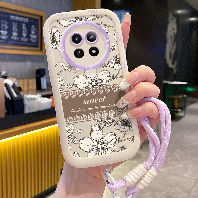 Realme 12 5G 13 5G C65 5G Narzo 70X 5G Narzo N65 5Gแฟชั่นพร้อมเชือกเส้นเล็ก