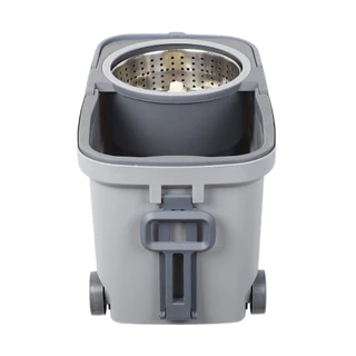 ชุดถังปั่นม็อบ พร้อมอะไหล่ผ้า 2 ชิ้น KASSA HOME รุ่น 6888888 สีเทา