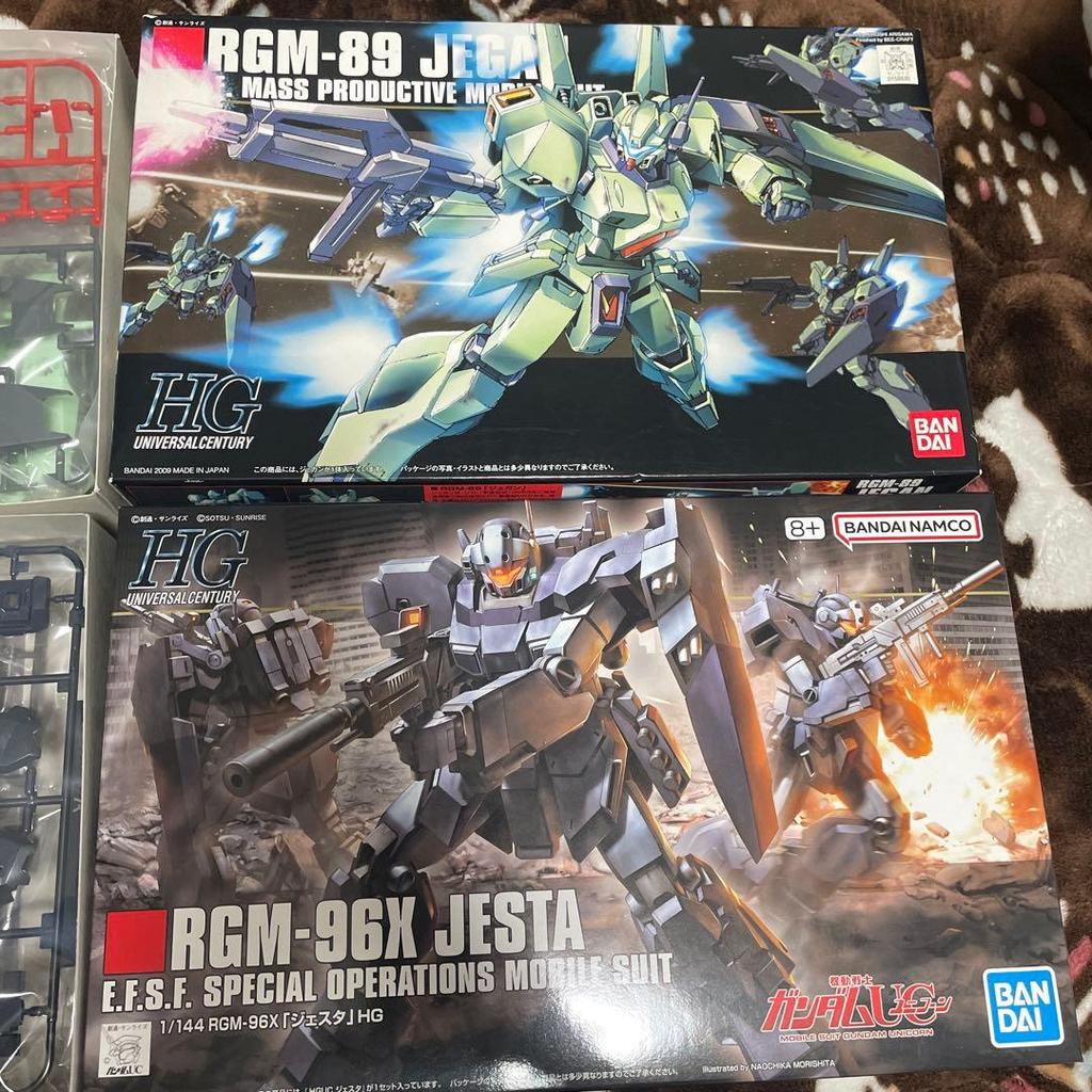 【Direct from Japan】ชุด HG RGM-89 Jegan & RGM-96X Jesta【Japan Exclusive】