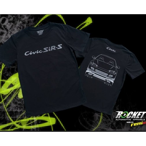 เสื้อ Honda Civic Sir-s Decal เสื้อไมโครไฟเบอร์