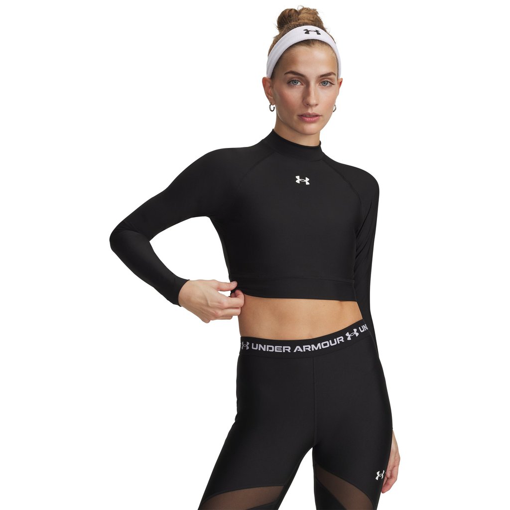 Under Armour เสื้อคร็อปคอปีนแขนยาวสำหรับผู้หญิง HeatGear® — صورة 2