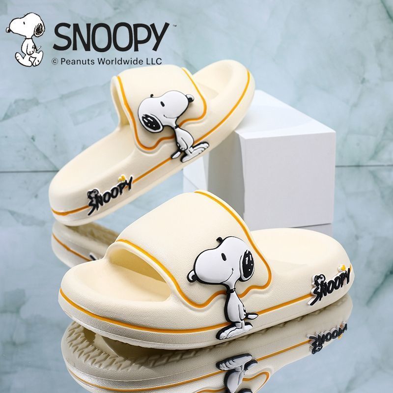 [ข้อเสนอพิเศษ] รองเท้าแตะเด็กแบรนด์Snoopy นุ่ม กันลื่น สำหรับภายในบ้านและเวลาอาบน้ำ