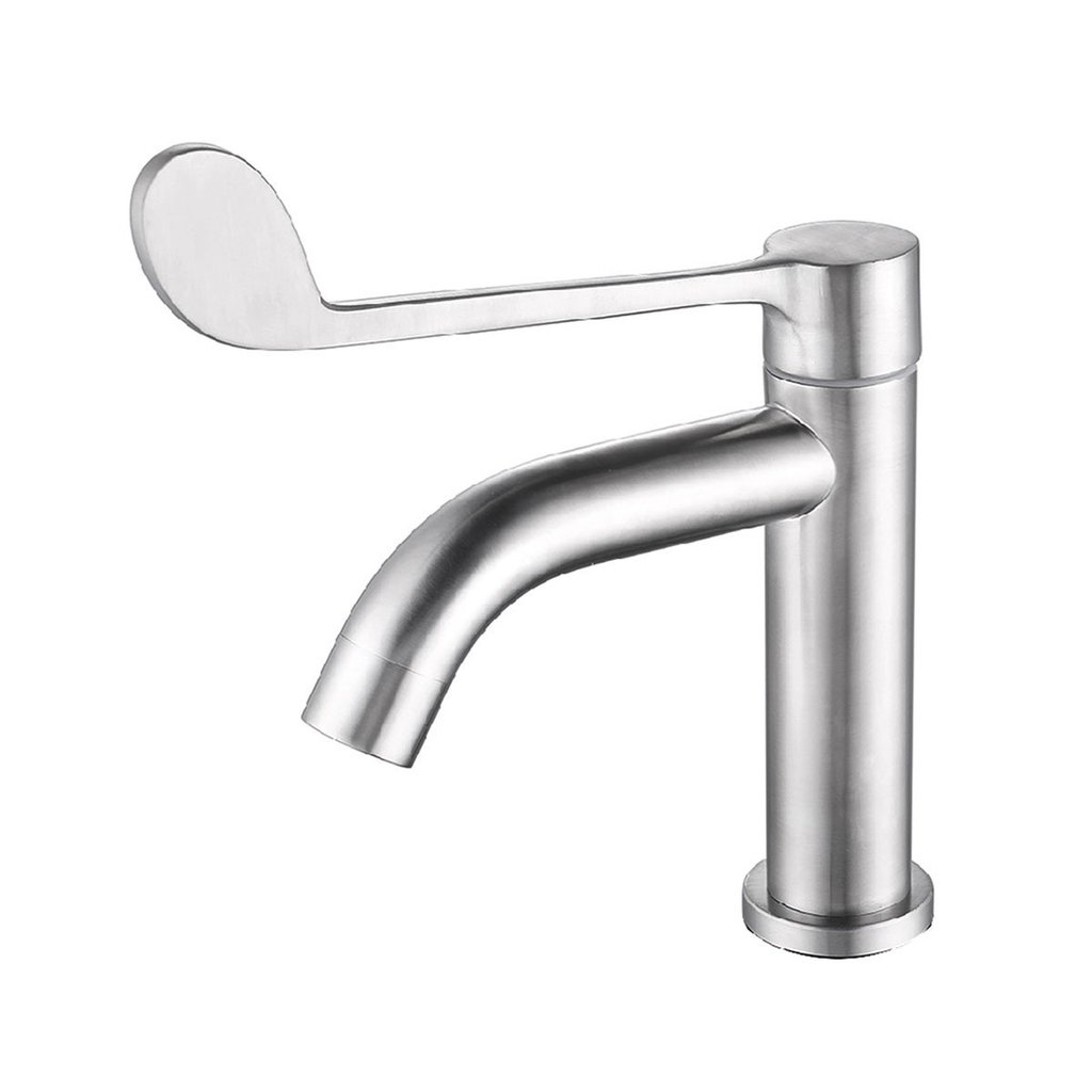 ก๊อกอ่างล้างหน้าน้ำเย็น DUSS รุ่น SL555S สเตนเลส