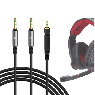 สายสัญญาณเสียง Geekria เข้ากันได้กับ Sennheiser Game One, Ga…