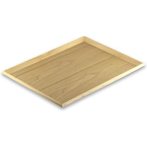 Nagao Wooden tray with 40 x 30 2.4cm natural WK506W