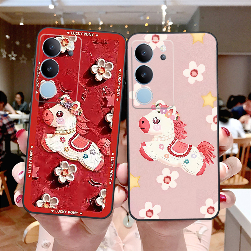เคส Vivo V29 / V29E ลายม้าลัคกี้ปีใหม่สุดน่ารัก