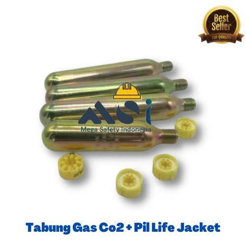 เสื้อชูชีพอัตโนมัติ Co2 กระบอกแก๊ส Co2+Pil เสื้อชูชีพ