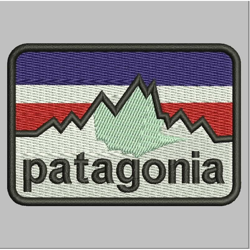 หายาก PATAGONIA FRANCE FLAG PATCH EMBROIDERED LOGO/EMBLEM/BADGE ADV-572