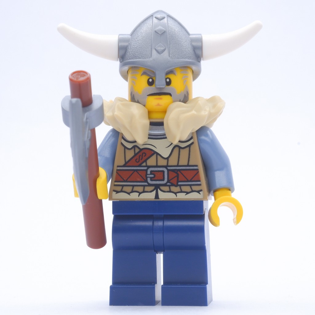 Ploybrick |instock| Viking Warrior Tan Fur จากชุด 31132 | Viking Authentic 100%