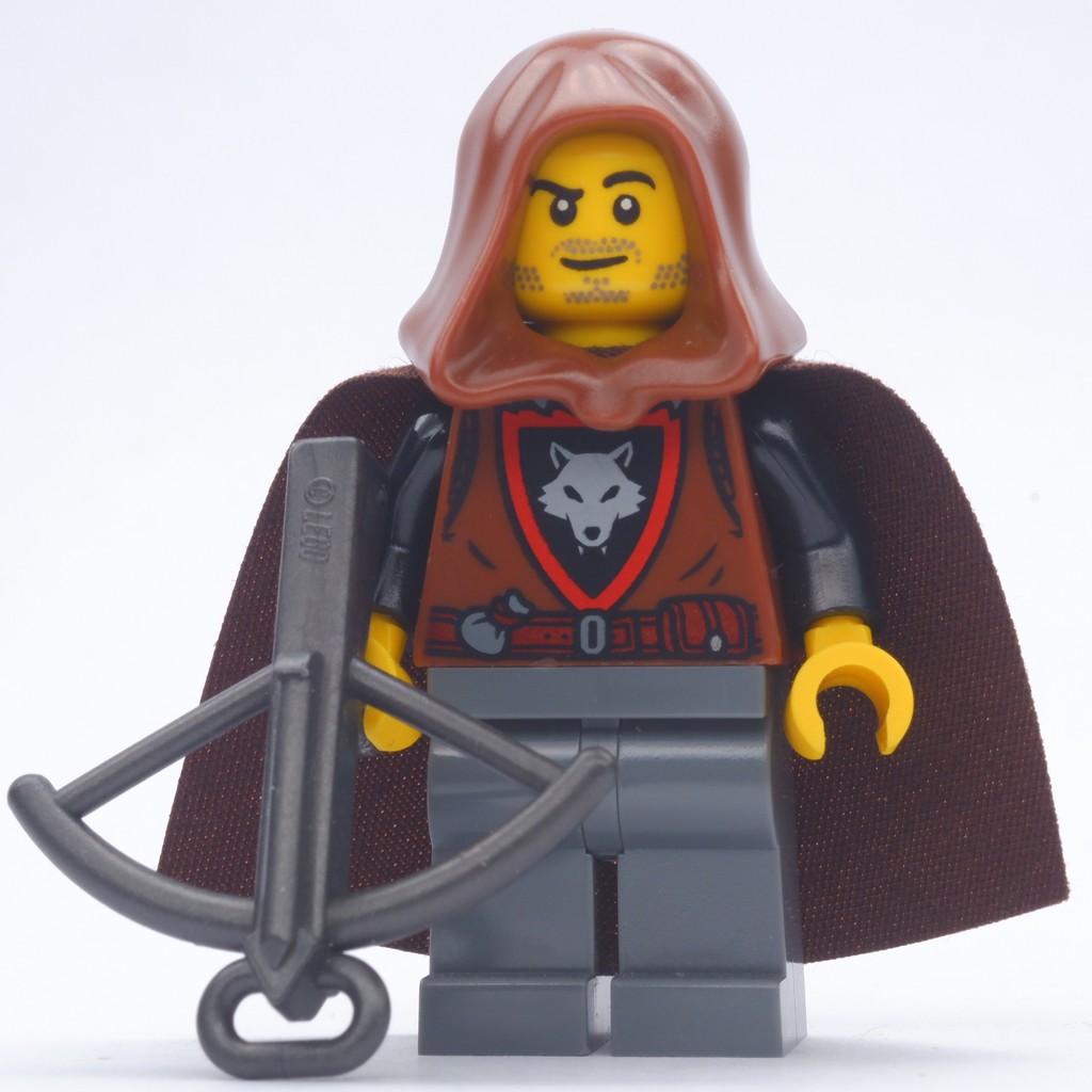 Ploybrick |instock| Wolfpack Knight Brown Hood จากชุด 10332 | Castle & Kingdom Authentic 100%