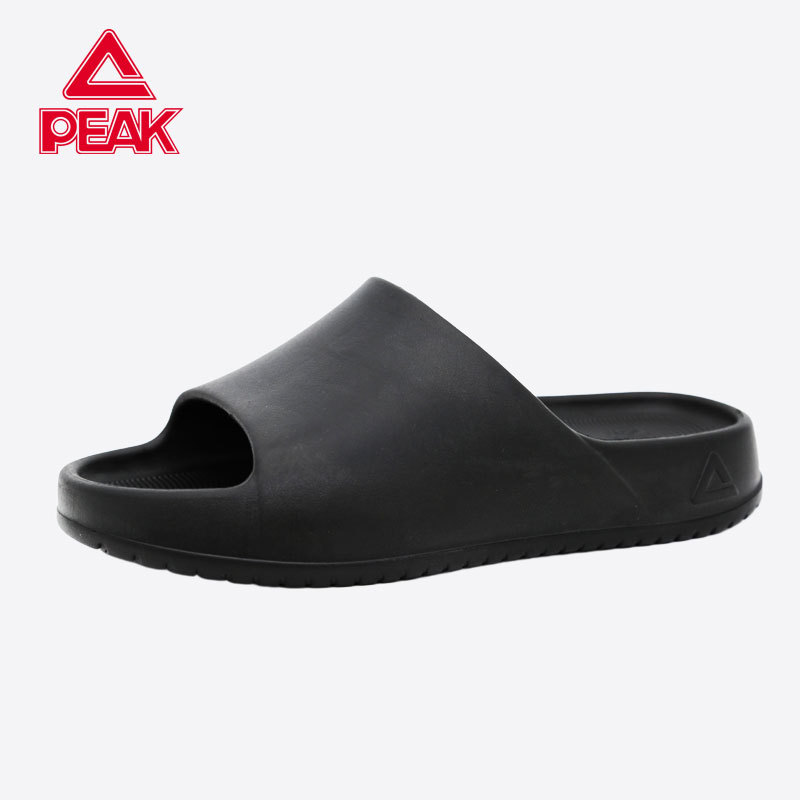 PEAK TAICHI รองเท้าแตะผู้ชาย RLLOW2401L สีดําล้วน