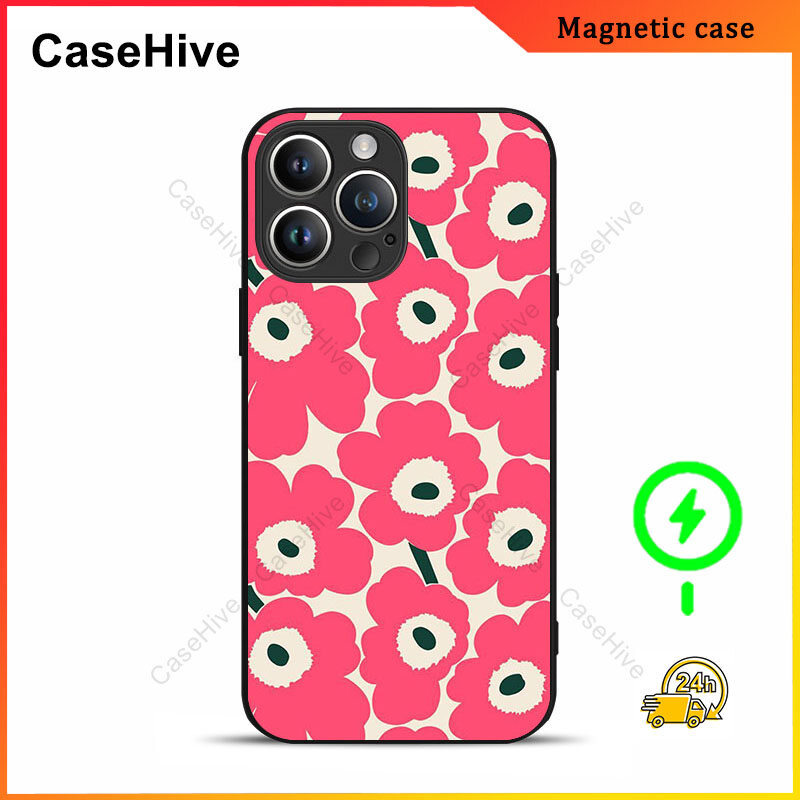 เคสโทรศัพท์ดอกไม้สําหรับ iPhone 17 Pro Max / iPhone 16 Pro Max / 15 Pro Max / 13 / Samsung Galaxy S2