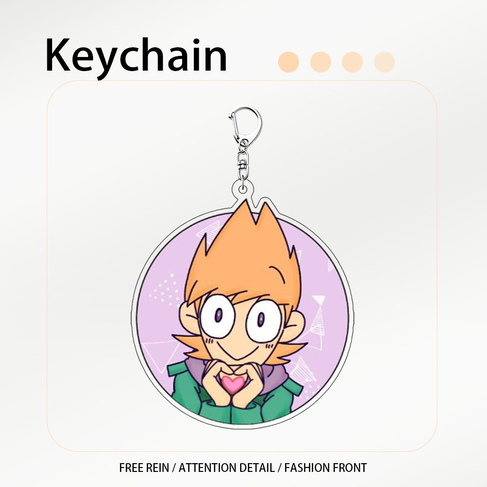 Eddsworld พวงกุญแจ อะคริลิก kawaii พร้อมส่งจากไทย