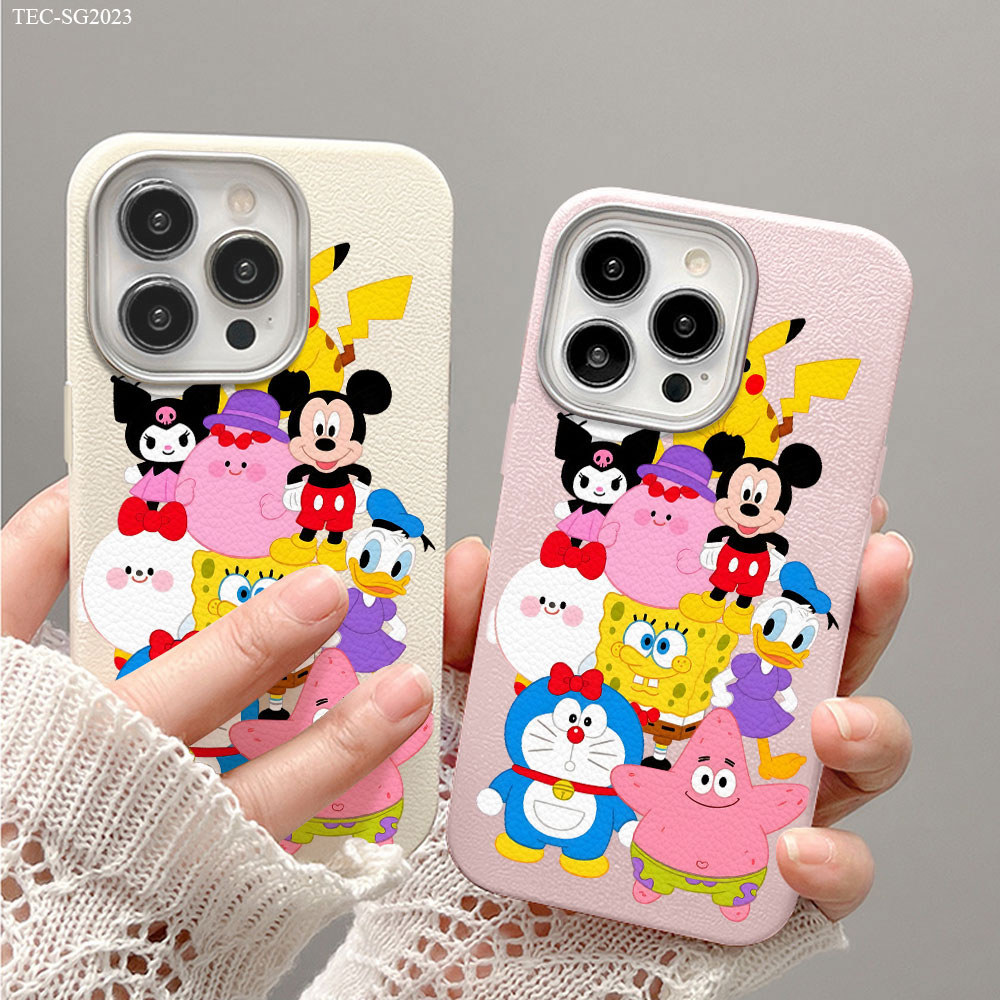 เคส Silicone For Tecno Spark 20 20C Pop 7 8 Go 2023 2024 Pro เคสโทรศัพท์ เคสนิ่ม ลายผิว Phone Case P