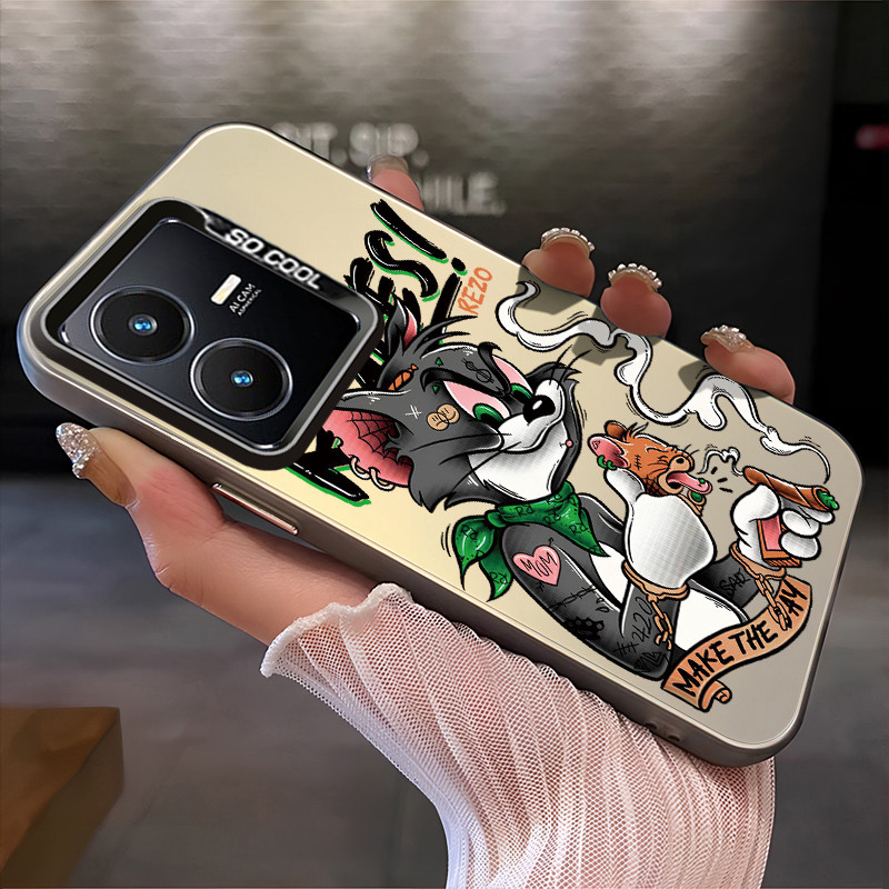 เคสสำหรับ VIVO Y22 Y22s Y36 4G Y36 5G Y27 5G Y27S Y77T เคสโทรศัพท์อะนิเมะคลาสสิกป้องกันการตกกันกระแทก