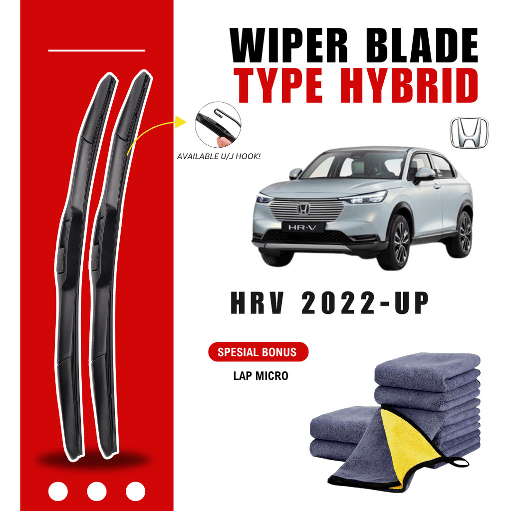 2022 Honda HRV Wiper - Ertiga Hybrid Car Windshield Wiper ฟรีผ้าไมโครไฟเบอร์