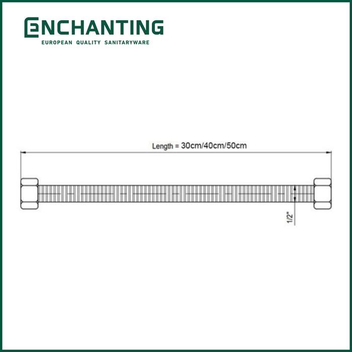 ท่อแบบยืดหยุ่น ยุโรป Enchanting ท่อน้ํา DG301