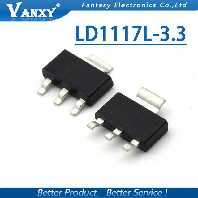 10 ชิ้น LD1117L-3.3 SOT-223 LD33V LD1117-3.3 SOT223 เดิมแท้