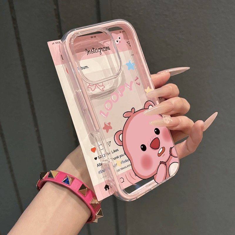 2-In-1 น่ารัก Loopy สําหรับ Vivo Y21D V60 Lite Y400 V50 Lite Y29 4G Ckk1 พรีเมี่ยมกันกระแทก