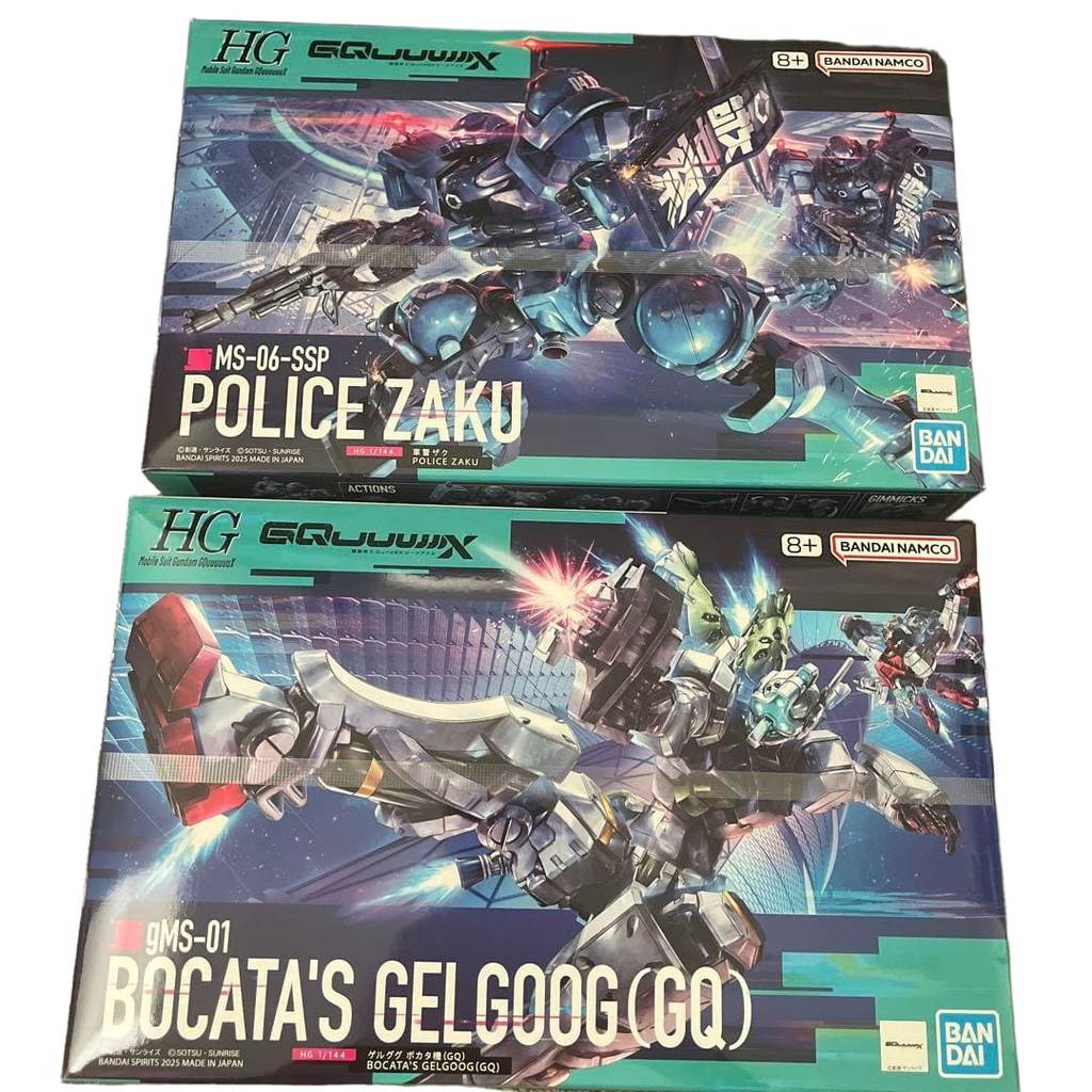 【Direct from Japan】HG Gelgoog Bokata & Zaku ชุด 2 ชิ้น (ประกอบ) GQuuuuuX【Japan Exclusive】