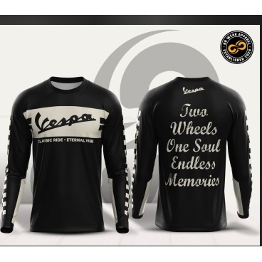 เสื้อ Vespa Italia ทำจากไมโครไฟเบอร์