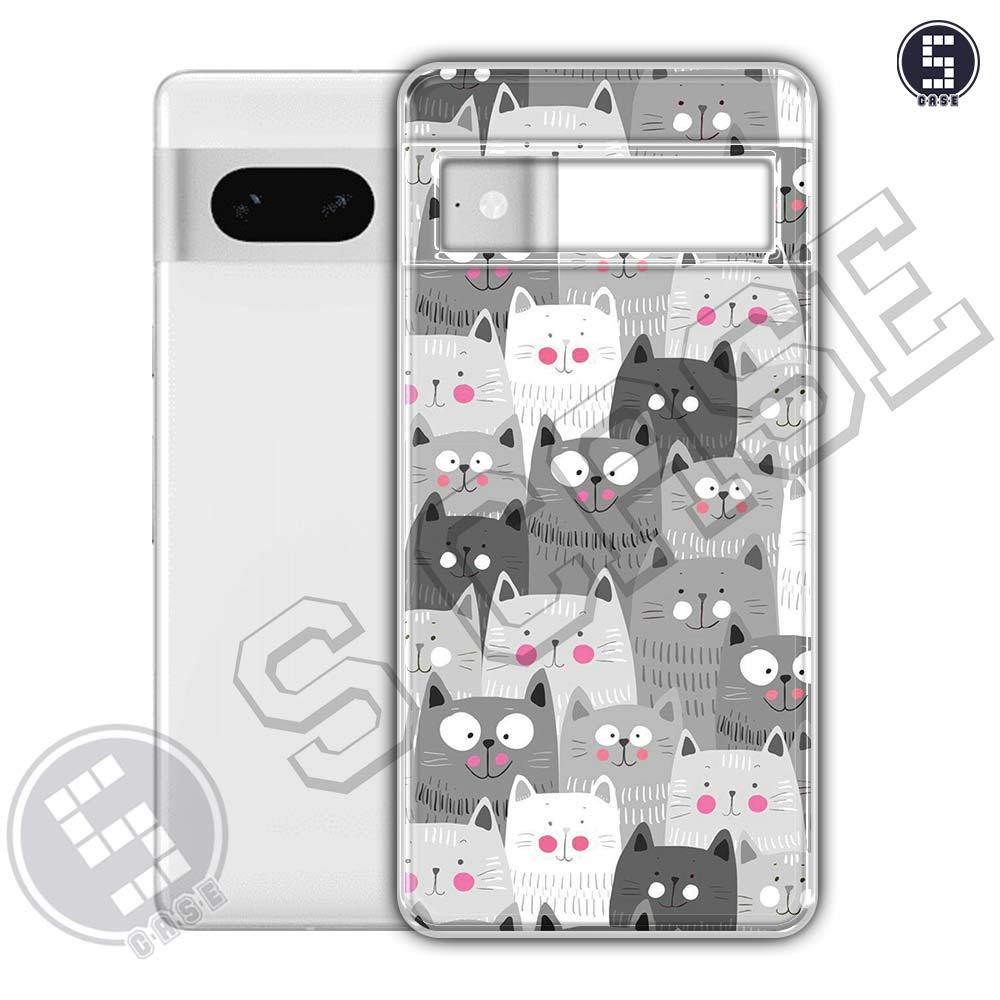 เคสสําหรับ Google Pixel 7 Pro Pixel 7A Pixel 7 หลายรุ่น SLC02 แมวรัก