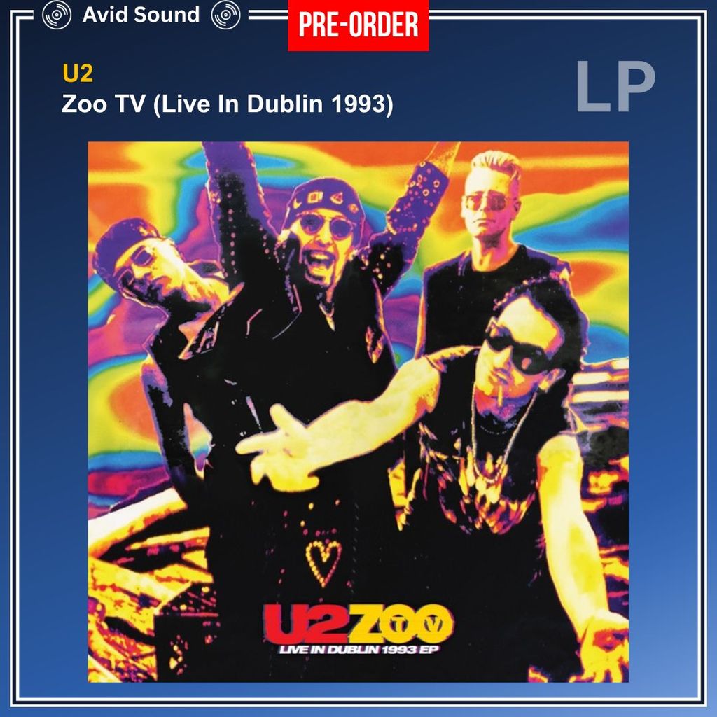 Pre-Order แผ่นเสียง U2 Zoo TV (Live In Dublin 1993) ใหม่ ซีล U2 Vinyl LP