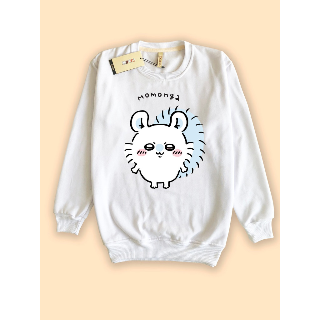 เสื้อสเวตเตอร์ เสื้อสเวตเตอร์ Chikawa Nanka Chiisakute Kawaii Yatsu Character Momonga