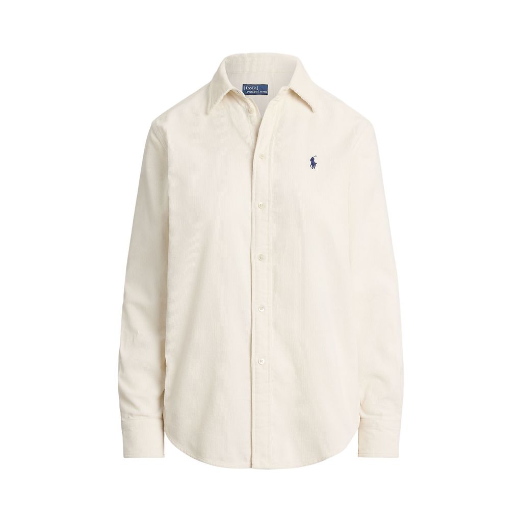 Polo Ralph Lauren เสื้อเชิ้ตผู้หญิง รุ่น WMPOSHTNDO20988 สีขาว - รูปที่ 4