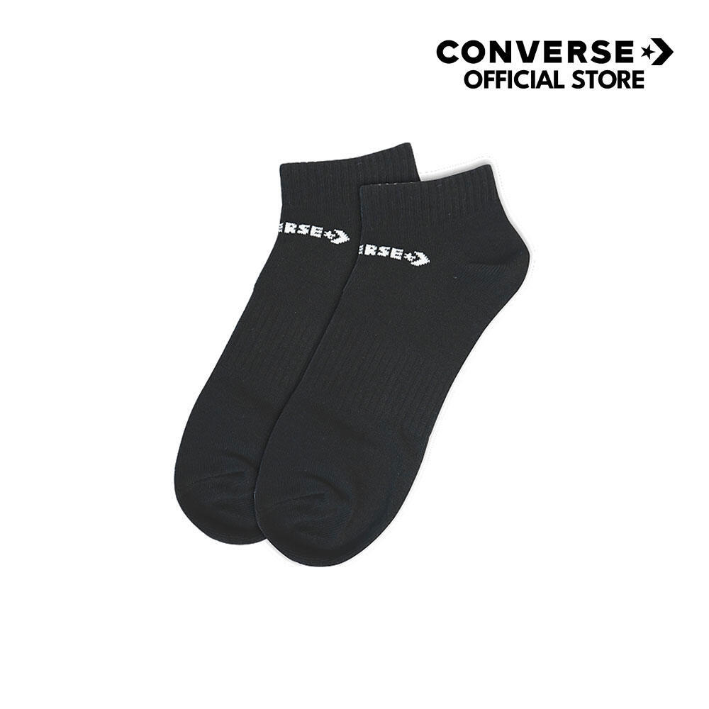 CONVERSE ถุงเท้า ANKLE SOCKS BLACK 1120785AU_CABKXX