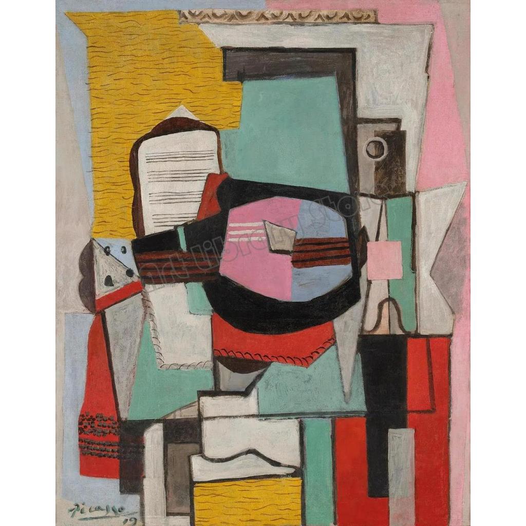 Pablo Picasso Abstract Art Reproduction โปสเตอร์ผ้าใบ - ตกแต่งบ้านศิลปะผนังสมัยใหม่