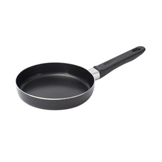 กระทะด้ามทอดไข่นอนสติ๊กทรงตื้น SEAGULL ขนาด 16 ซม. สีเงิน