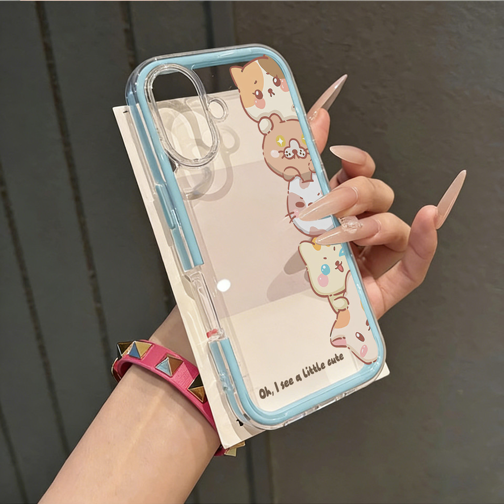 Anti Yellow Cat Dog Casing Infinix Hot 60 Pro Plus 60I Note 50 Pro Tecno Spark G0 3 2 Hot 10 11 Play