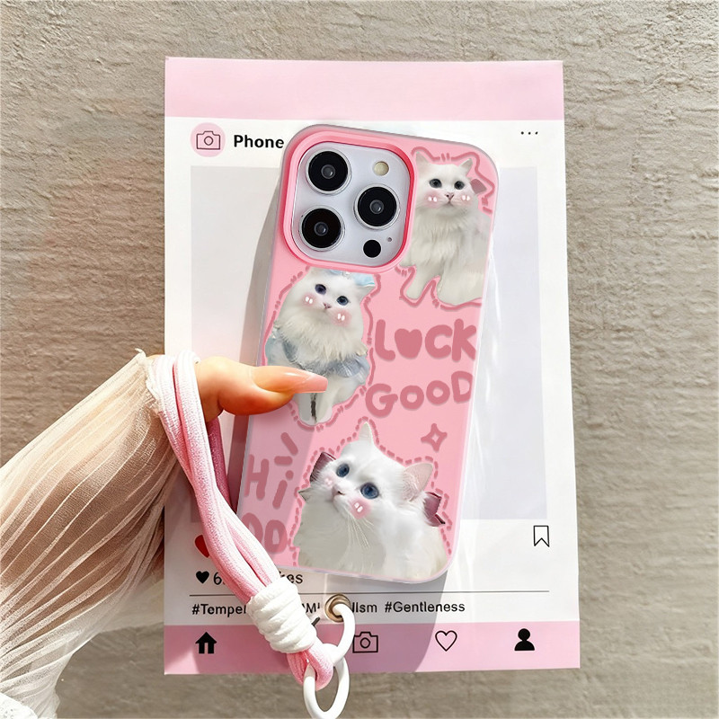 Cat 2-In-1 น่ารักสําหรับ Xiaomi 15T Pro C65 Poco M7 Plus F7 C75 C85 C71 Gd2H1 ล่าสุดกันกระแทก