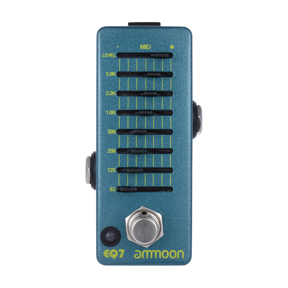 Torachel1-PH ammoon EQ7 Mini Guitar Equalizer Effect Pedal 7