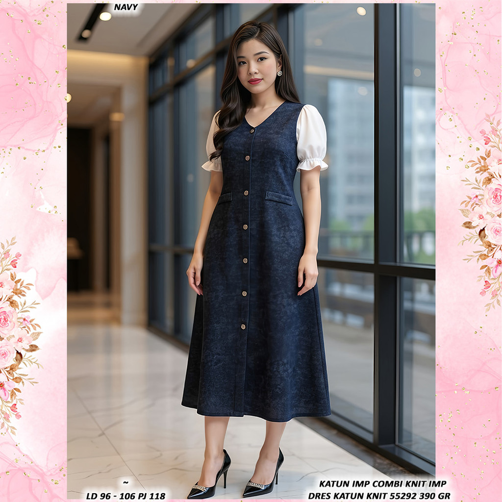 KATUN KNIT COTTON DRESS 55292 390 GR Direct Order